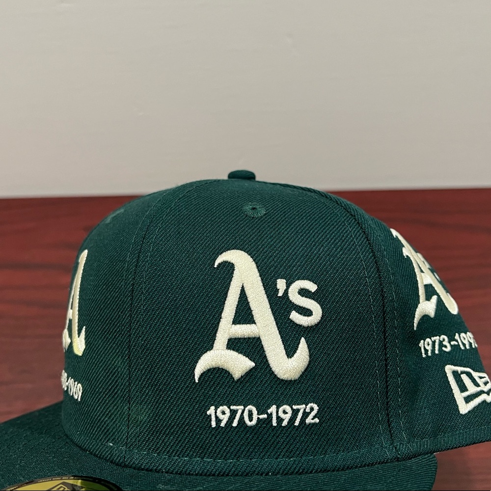 New Era, 59Fifty Fitted Hat, Logo Progression, Oakland Athletics - Picture 7 of 15
